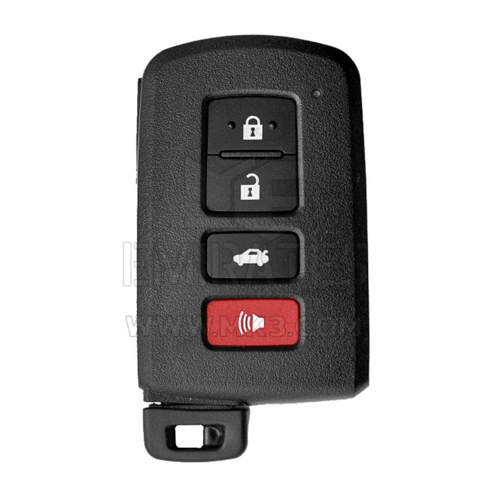 Carcasa para llave remota inteligente Toyota Camry Corolla 3+1 botones | MK3