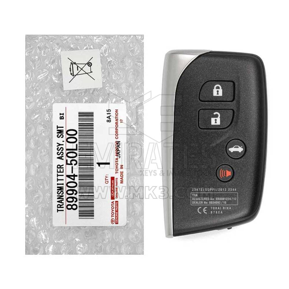 Nuevo Lexus LS460 2014-2017 Genuine / OEM Smart Remote Key 4 Botones 433MHz Número de pieza OEM: 89904-50L00 / 89904-50L01 / FCCID : B76EA | Claves de los Emiratos