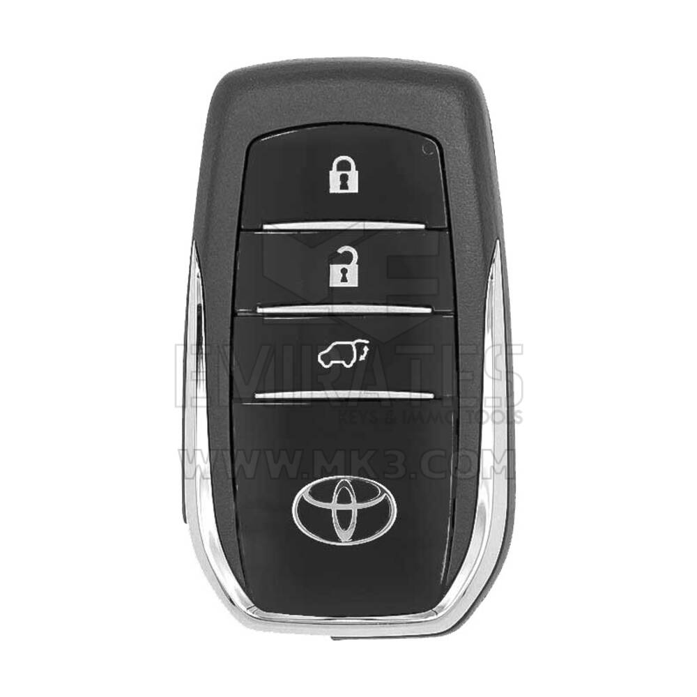 Toyota Fortuner 2016-2024 Akıllı Uzaktan Anahtar 3 Düğme 433MHz 89904-0K070 / 89904-0K071 / 89904-0KK90