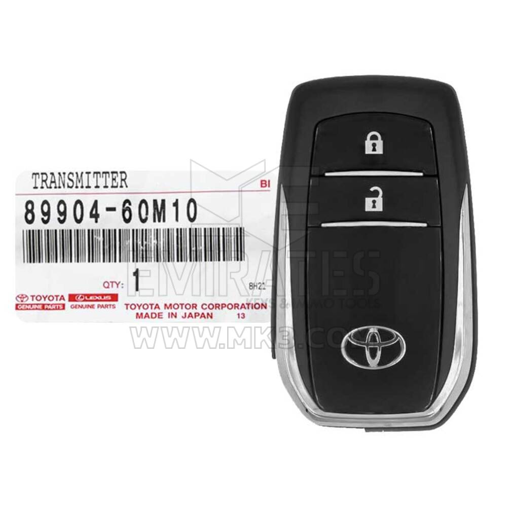 NEW Toyota Land Cruiser 2018-2019 Genuine/OEM Smart Remote Key 2 Buttons 312MHz 89904-60M10 8990460M10 / FCCID: BJ2EK | Emirates Keys