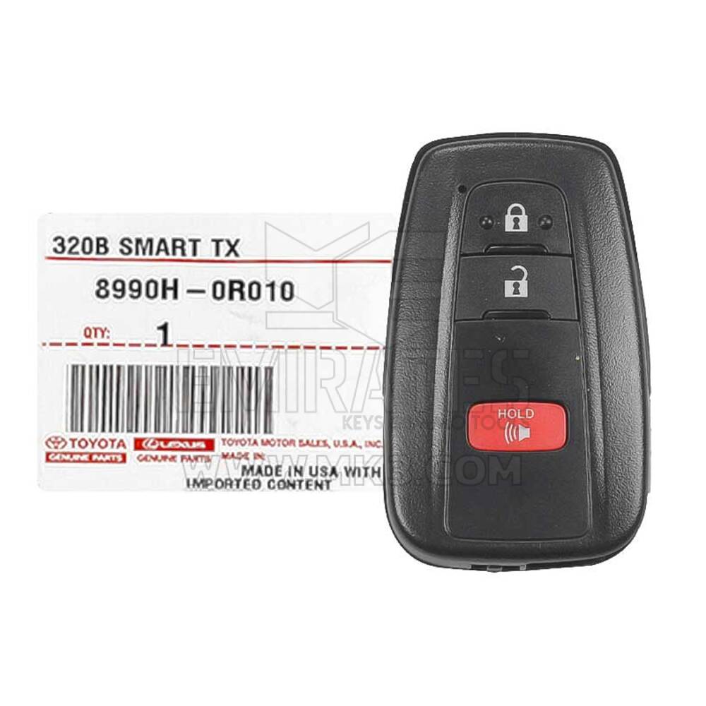 NEW Toyota Rav4 2019-2023 Genuine / OEM Smart Remote Key 3 Buttons 315MHz Manufacturer Part Number: 8990H-0R010 / 8990H-42010 / 8990H-0R020 - FCCID: HYQ14FBC