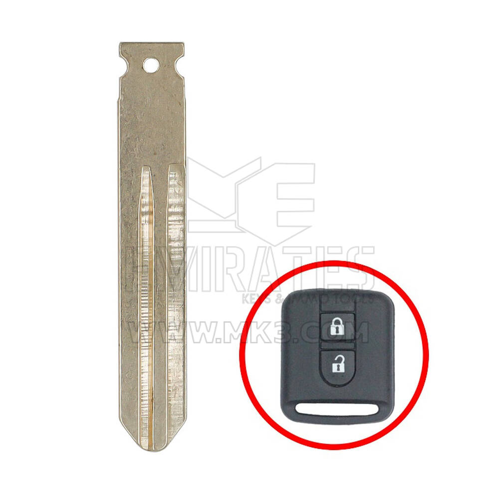 Nissan Qashqai Square NSN14 Blade for Remote Key