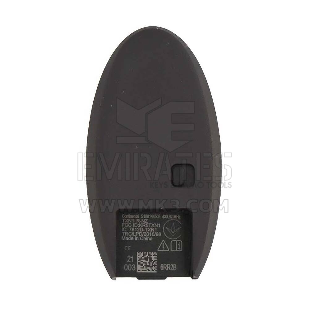 Control remoto inteligente Nissan Qashqai 2021 de 3 botones y 433 MHz 285E3-6RR2B | MK3