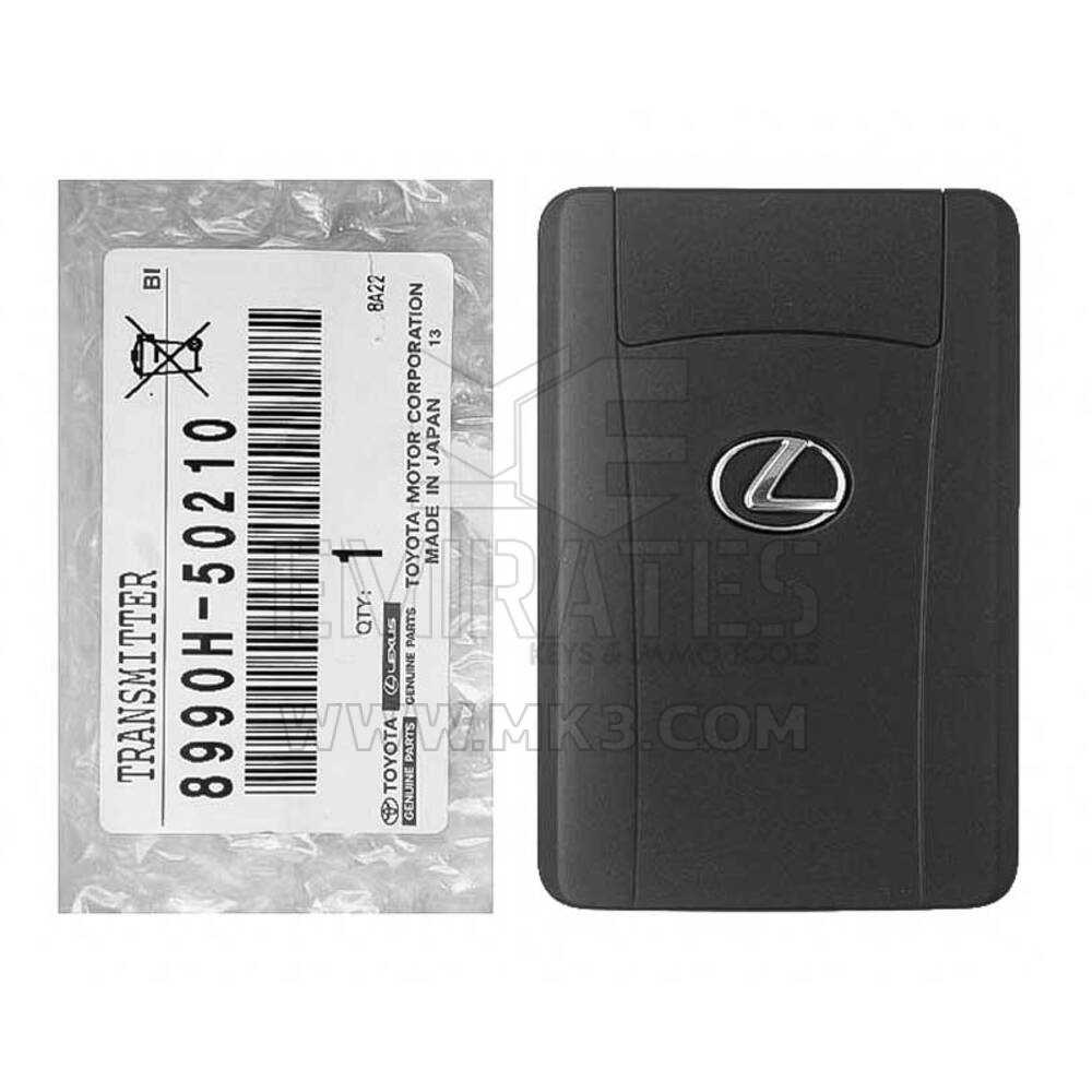 Brand New Lexus LS500 ES350 2019-2020 Genuine/OEM Smart Key Card Numéro de pièce du fabricant : 8990H-50210, 8990H50210 | Clés Emirates