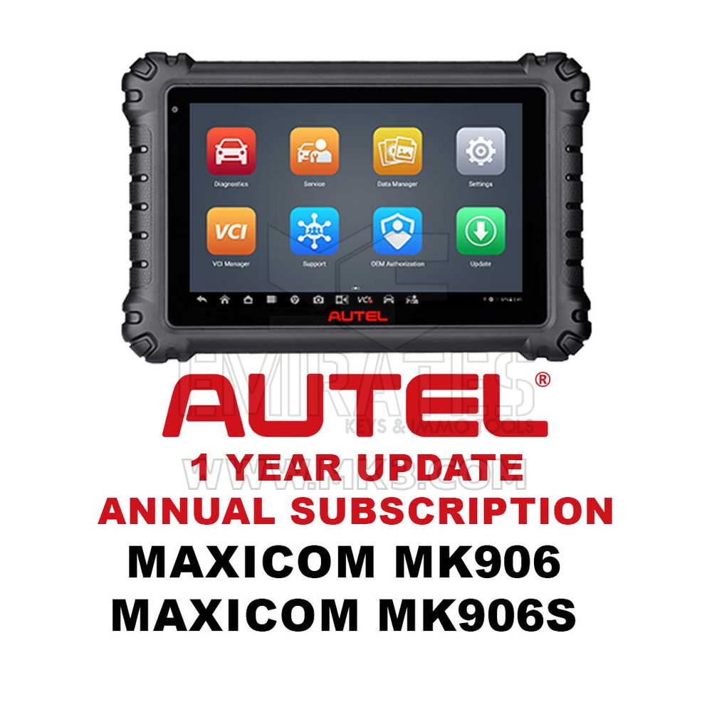 Atualização de assinatura de 1 ano Autel MaxiCOM MK906 / MK906