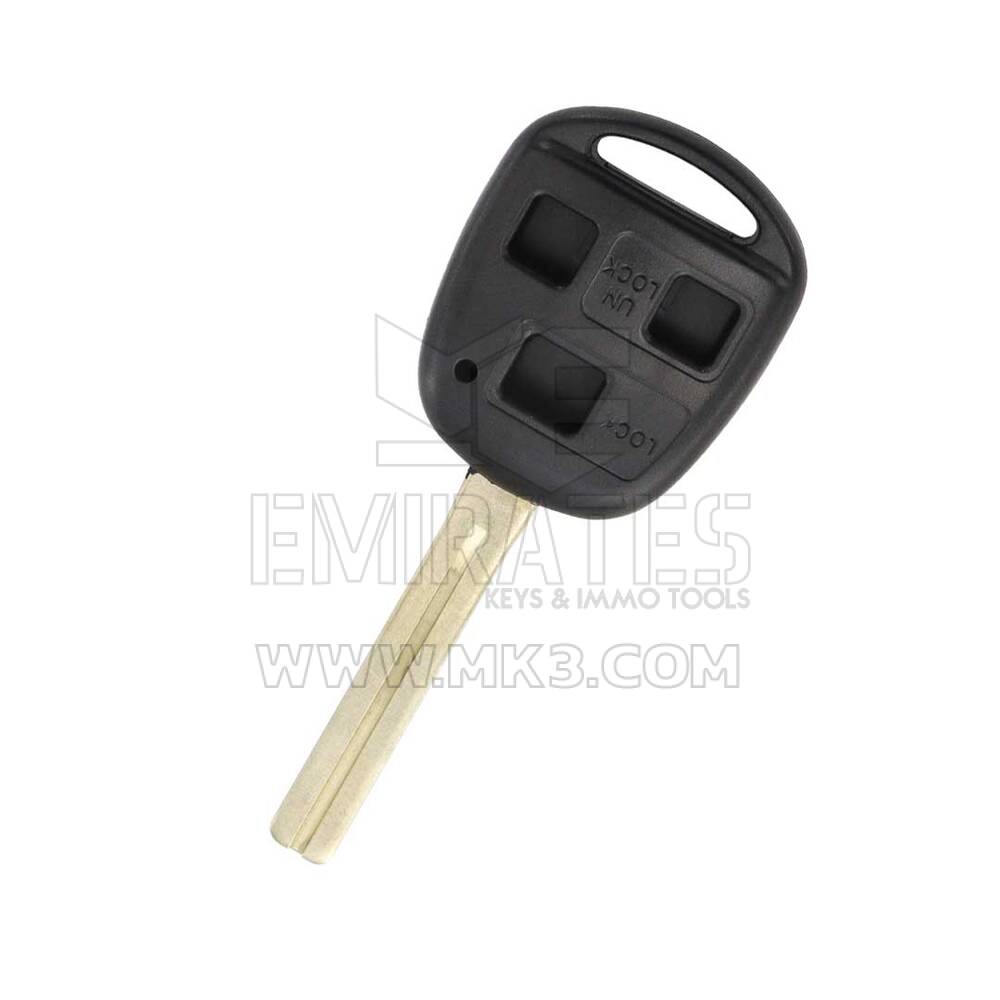 Lexus Remote Key Shell Lâmina alta de 3 botões TOY40