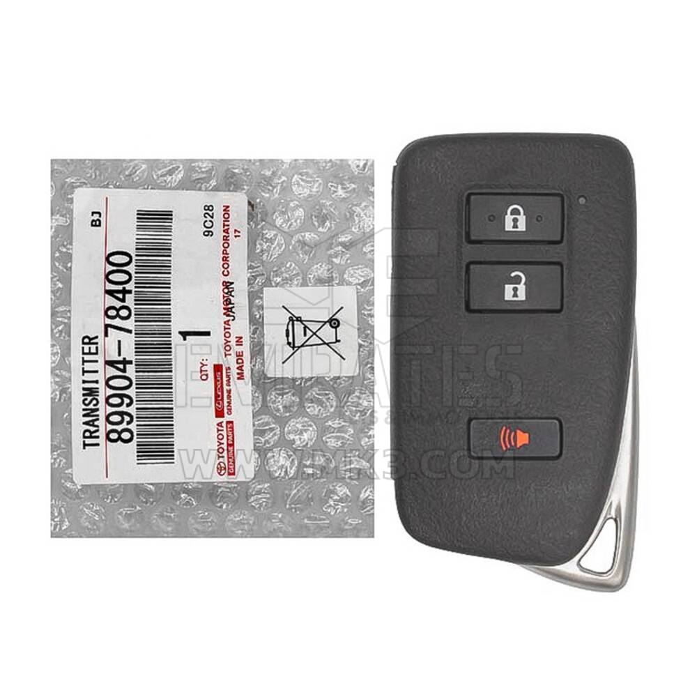 Yepyeni Lexus LX570 2016 Orijinal/OEM Akıllı Uzaktan Anahtar 3 Düğme 433MHz 89904-78400 8990478400 / FCCID: BG1EK | Emirates Anahtarları