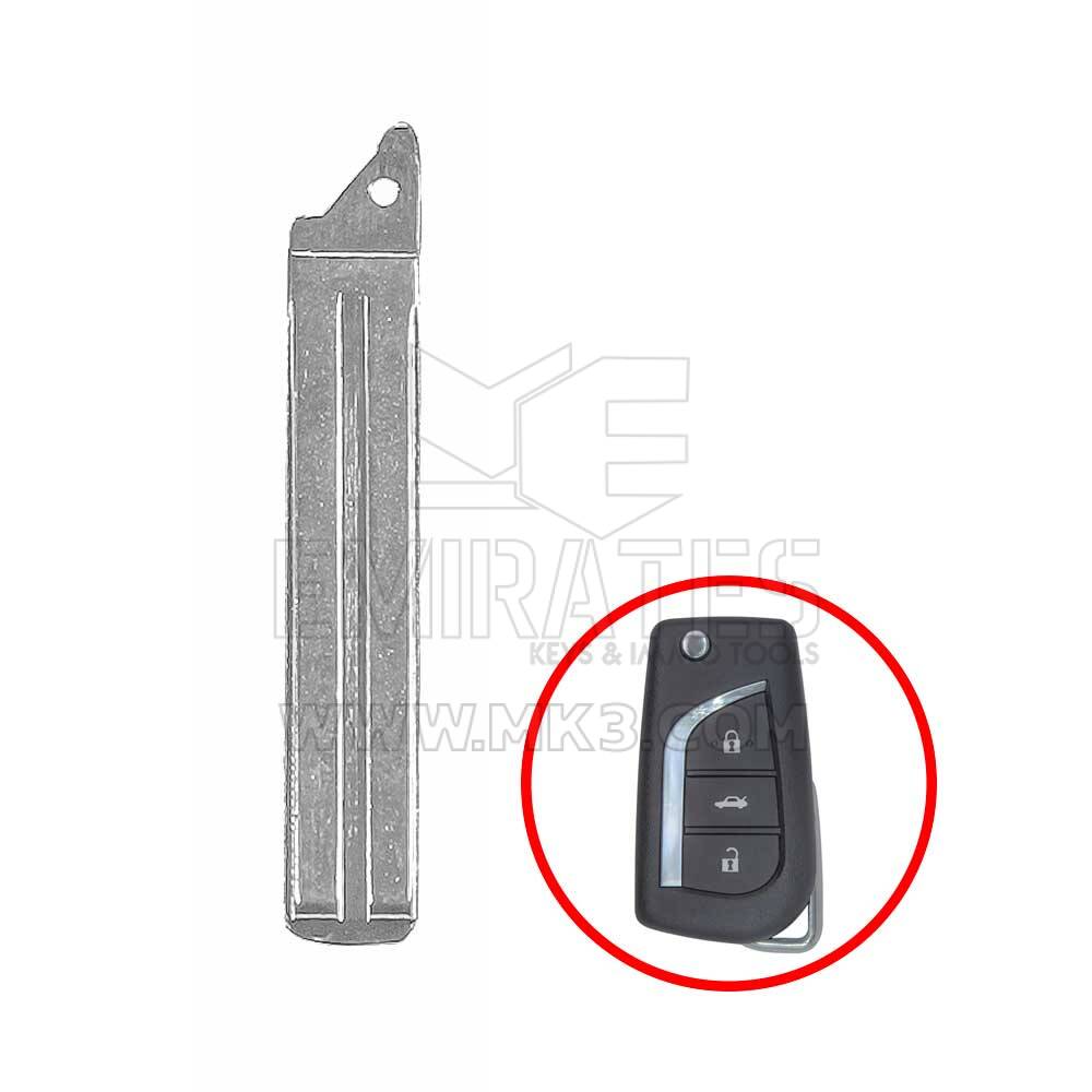 Toyota Camry GCC 2016 2017 Flip Remote Key Blade TOY49