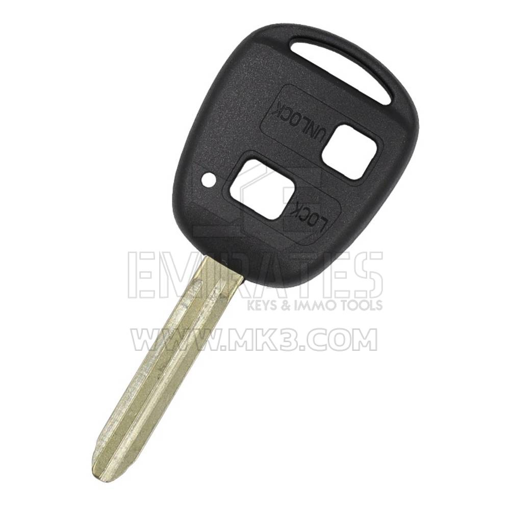 Toyota Remote Key Shell 2 botões TOY43 lâmina de alta qualidade