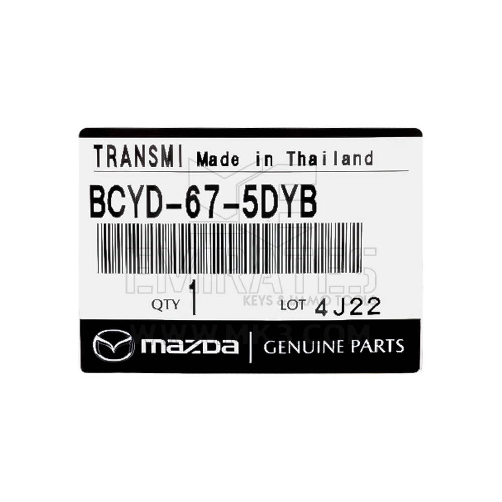 New Mazda 3 2020 Genuine / OEM Smart Remote Key 3+1 Buttons 433MHz OEM Part Number: BCYD-67-5DYB | Emirates Keys