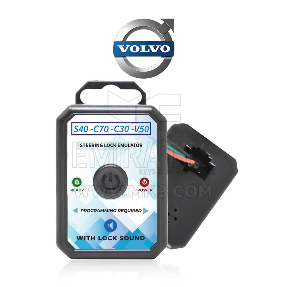 Emulador Volvo - S40 - C70 - C30 - Simulador de emulador de bloqueo de dirección V50 con sonido de bloqueo