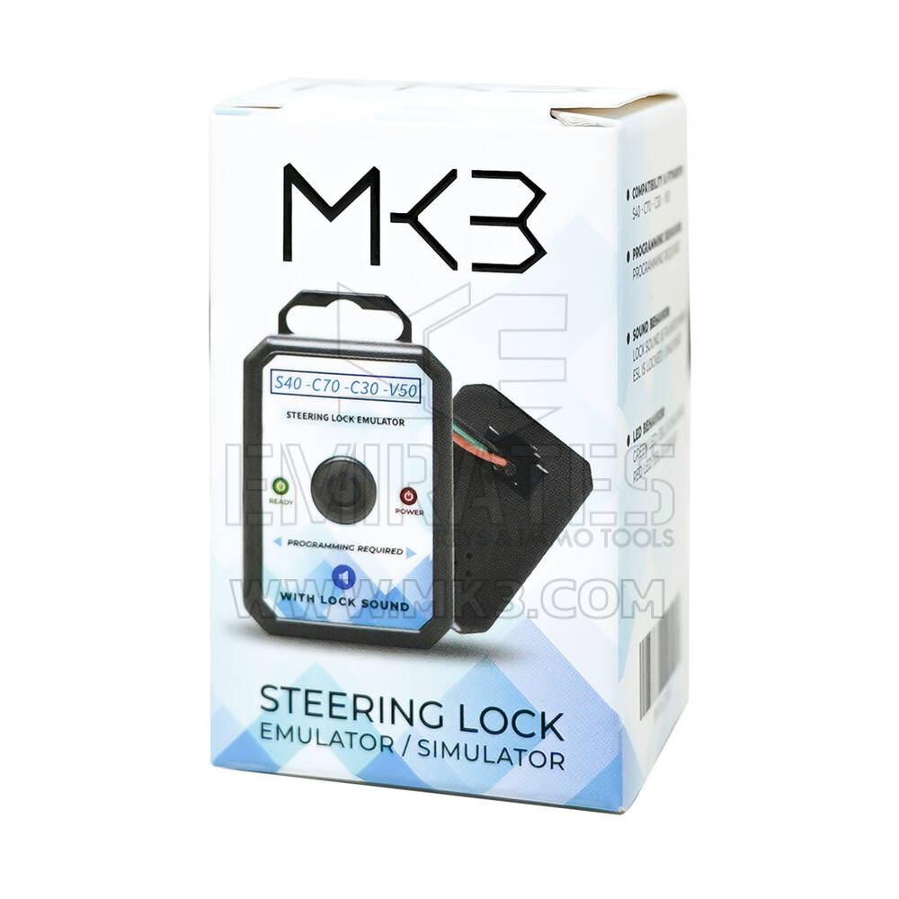 New MK3 Volvo Emulator - S40 - C70 - C30 - V50 Steering Lock Emulator Simulator With Lock Sound High Quality Best Price | Emirates Keys
