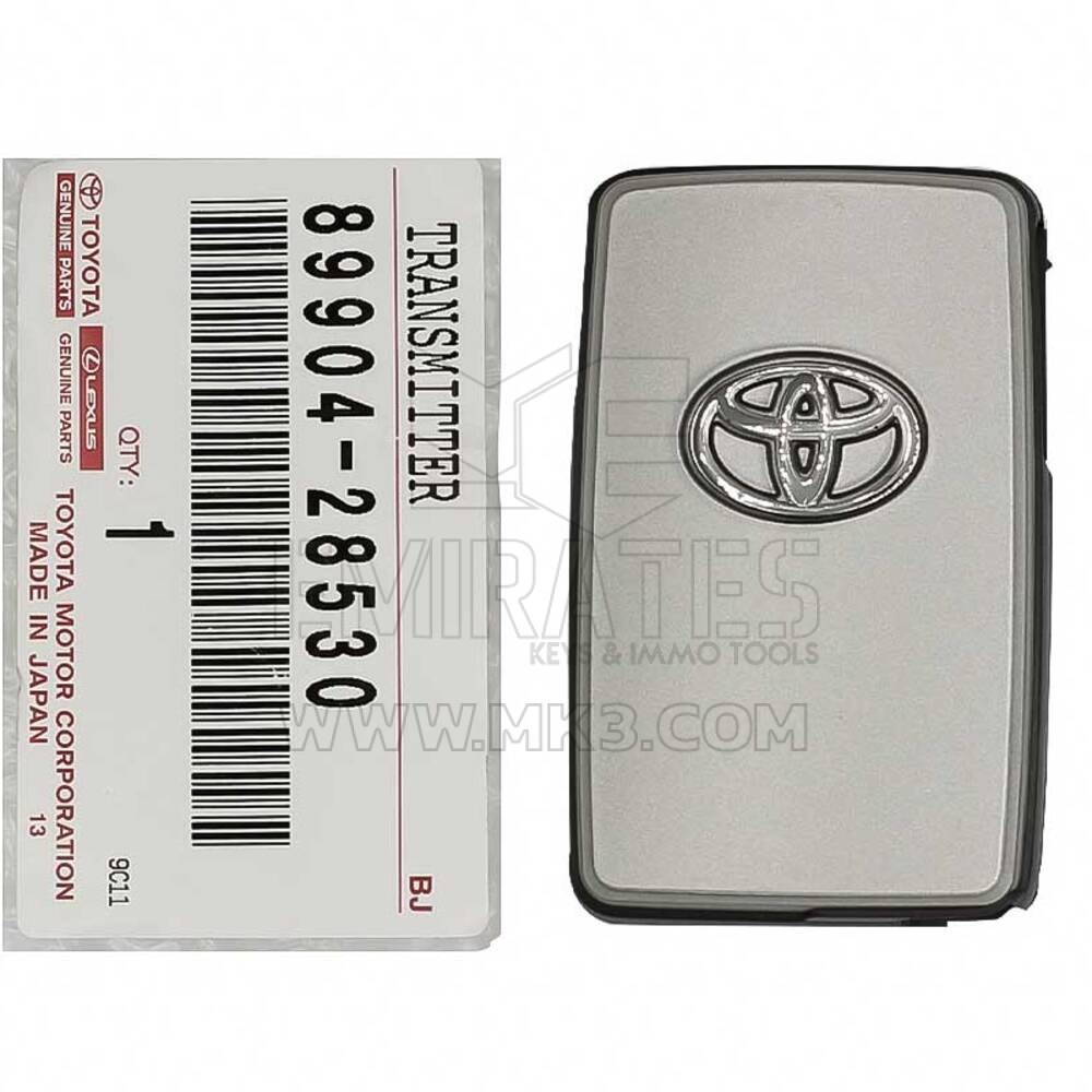 NUOVO Toyota Rav4 2007-2008 Genuine/OEM Smart Remote Key 2 Pulsanti 312 MHz Codice produttore: 89904-28530 , 8990428530 | Chiavi degli Emirati