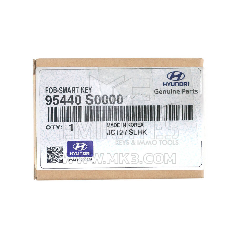 New Hyundai I30 N 2018 Genuine / OEM Smart Remote Key 3 Buttons 433MHz OEM Part Number: 95440-S0000 / 95440S0000 / FCC ID: SYEC3FOB1608  | Emirates Keys