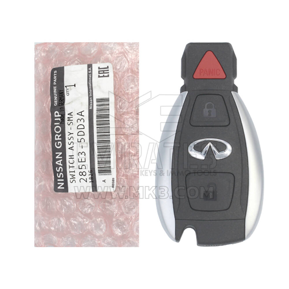 Brand New Infiniti QX30 2017 Genuine/OEM Smart Remote Keyless 3 Buttons 315MHz 285E3-5DD3A Compatible With FBS4 Mercedes System | Emirates Keys