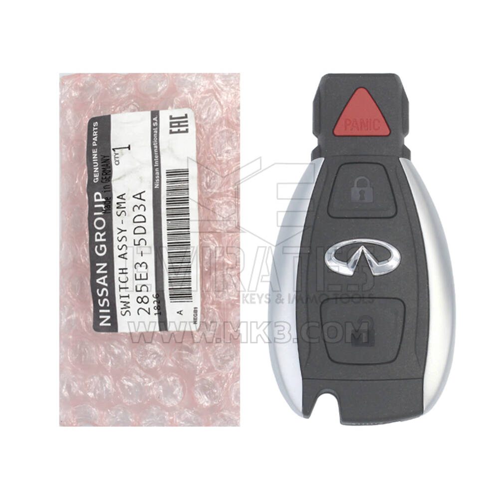 Brand New Infiniti QX30 2017 Genuine/OEM Smart Remote Keyless 3 Boutons 315MHz 285E3-5DD3A Compatible avec le système FBS4 Mercedes | Clés Emirates