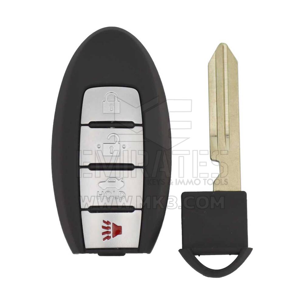 ما بعد البيع الجديد Nissan Sentra 2013-2019 Smart Key 3 + 1 Button 315MHz رقم الجزء المتوافق: 285E3-3AA0A / 285E3-3AA9A، معرف لجنة الاتصالات الفيدرالية: CWTWB1U815 | مفاتيح الإمارات