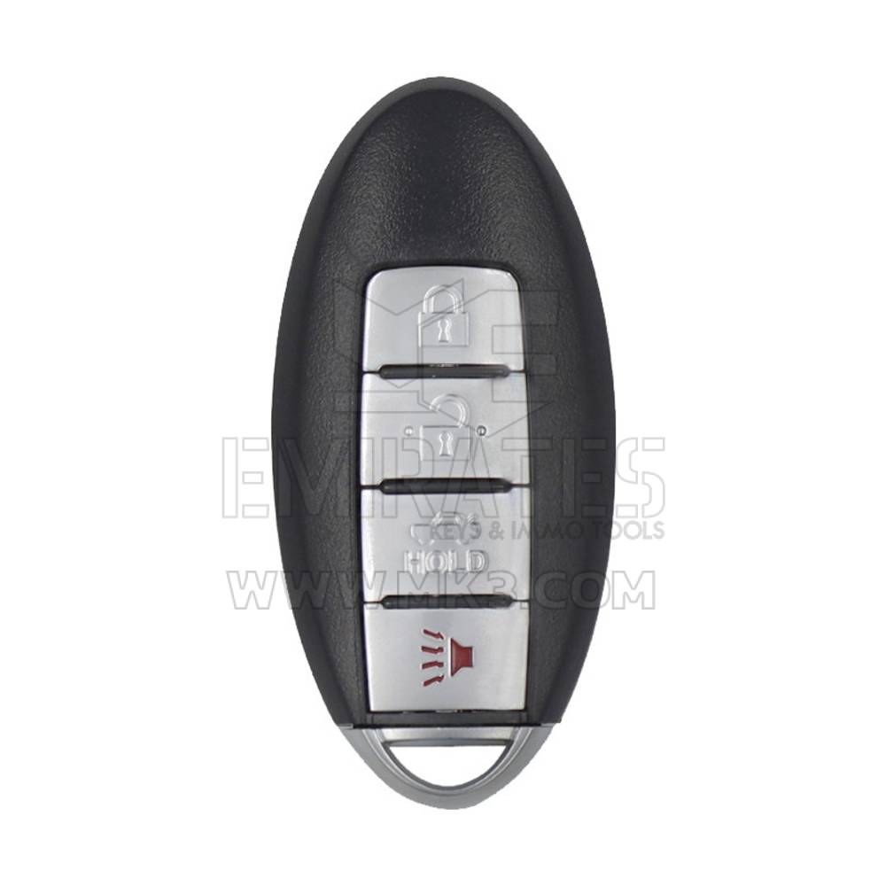 Botão Nissan Smart Remote Key Shell 3 + 1 com tipo de bateria lateral direita