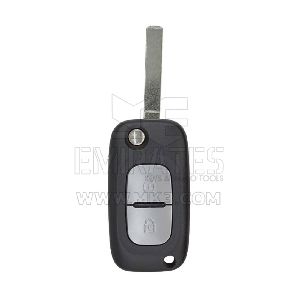 Высокое качество вторичного рынка Nissan Renault Flip Remote Key Shell 2 кнопки, дистанционная крышка ключа, замена корпусов брелоков по низким ценам | Ключи Эмирейтс