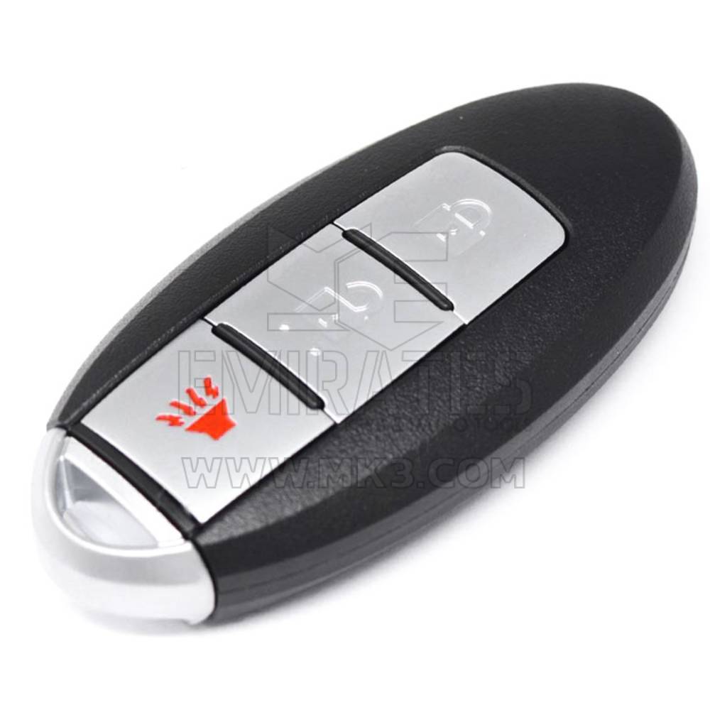 Coque de clé télécommande intelligente Nissan 2+1 boutons gauche, type de batterie - MK11232 - f-2