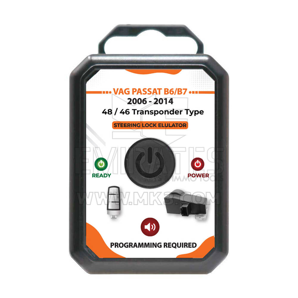 Volkswagen VW B6 / B7 Passat Emulator for 48 / 46 Transponder Type Steering Lock Emulator| MK3