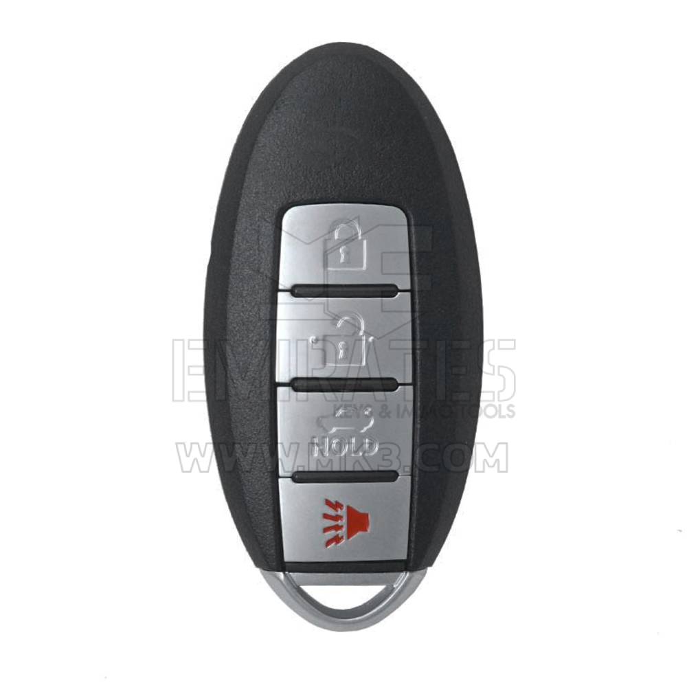 Infiniti Smart Remote Key Shell 3+1 Button With Side Groove Right Battery Type