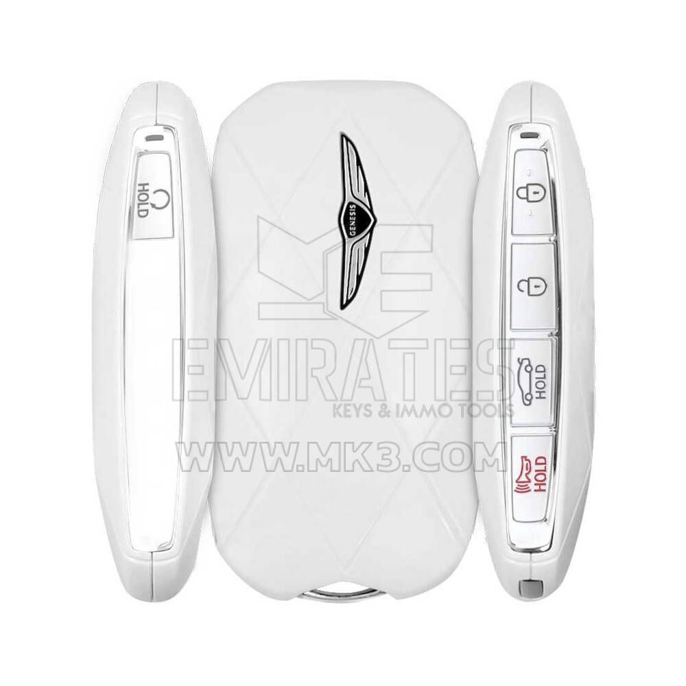 Genesis G90RS4 2022 Genuine Smart Remote Key 4+1 Buttons 433MHz White Color 95440-T4010