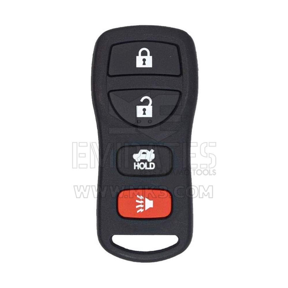 Nissan Altima 2005 Remote Key Shell 4 Buttons