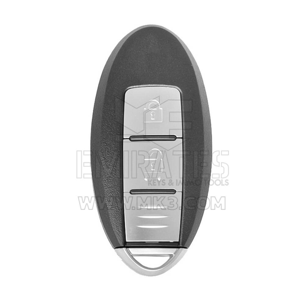 Coque de clé télécommande intelligente Nissan 2 boutons, type de batterie gauche