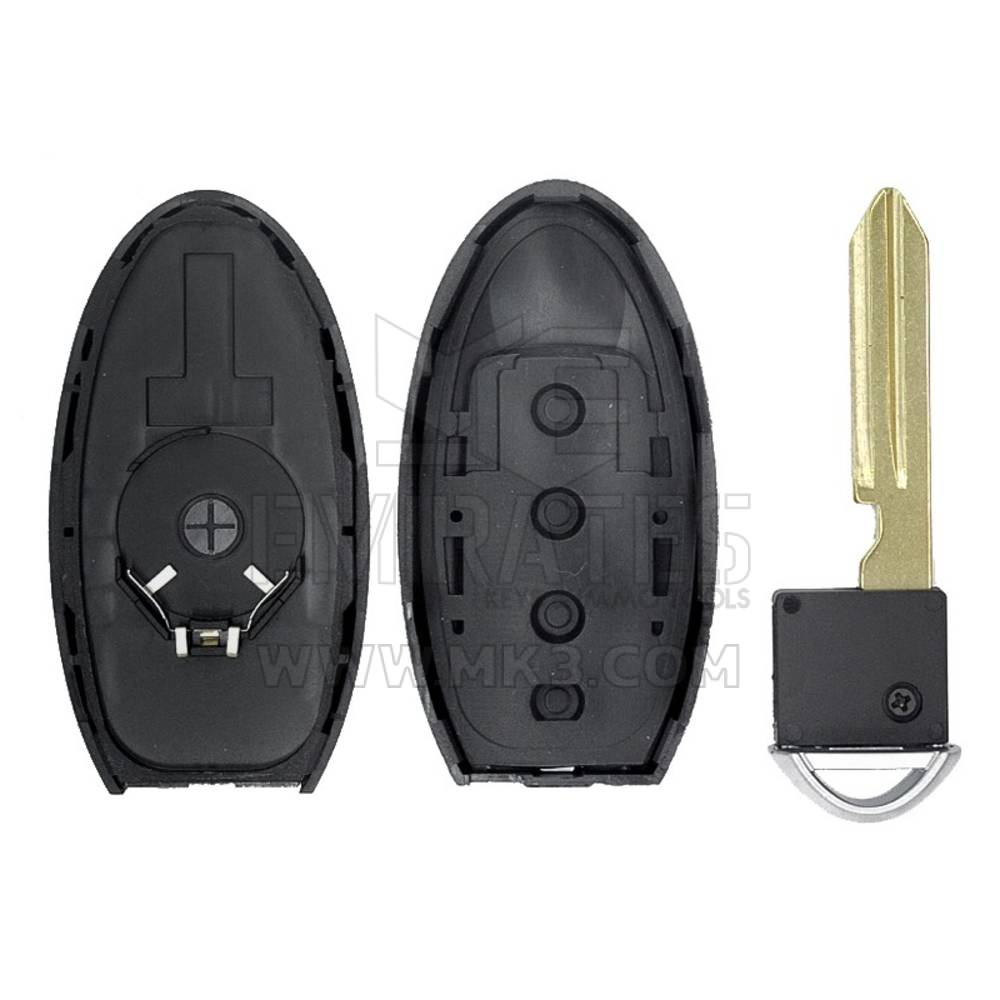 Guscio remoto Smart Key Aftermarket Infiniti di alta qualità, tipo batteria centrale a 3 + 1 pulsanti, copri chiave remota Emirates Keys | Chiavi degli Emirati