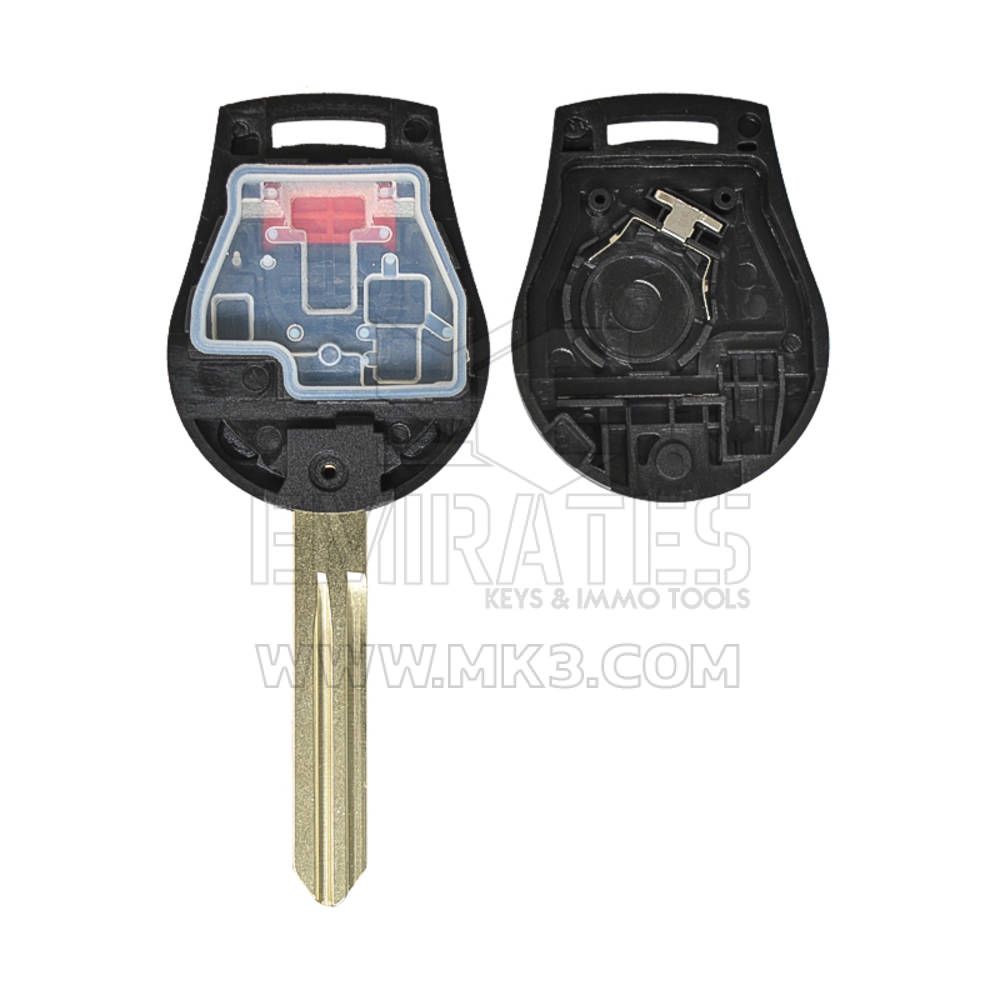 Nueva carcasa de llave remota Nissan Sentra del mercado de accesorios, 4 botones con pánico, alta calidad, el mejor precio | Cayos de los Emiratos
