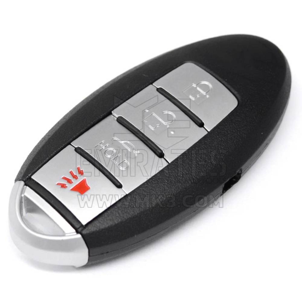 New Aftermarket Nissan Altima 2008 to 2012 Smart Key Remote Shell 3+1 Buttons With Side Groove Right Battery Type | Emirates Keys