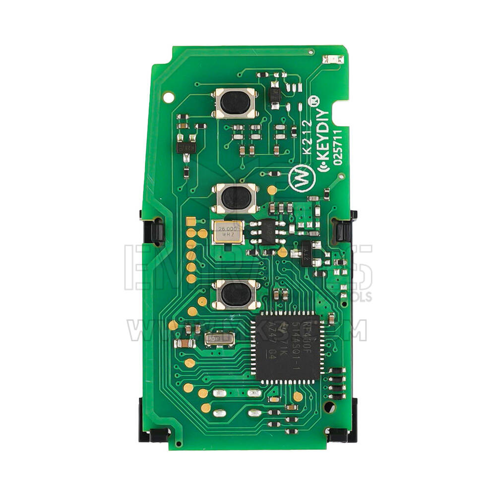 KeyDiy KD TB01-3 Toyota Lexus Универсальный смарт-ключ PCB с дистанционным управлением 3 кнопки с транспондером 8A