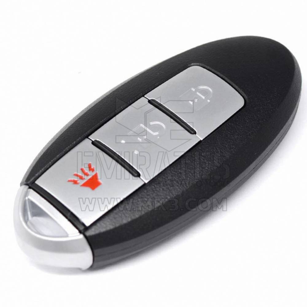 High Quality Aftermarket Nissan Infiniti Smart Key Shell 2+1 Button Middle Battery Type, Emirates Keys Remote key cover | Emirates Keys