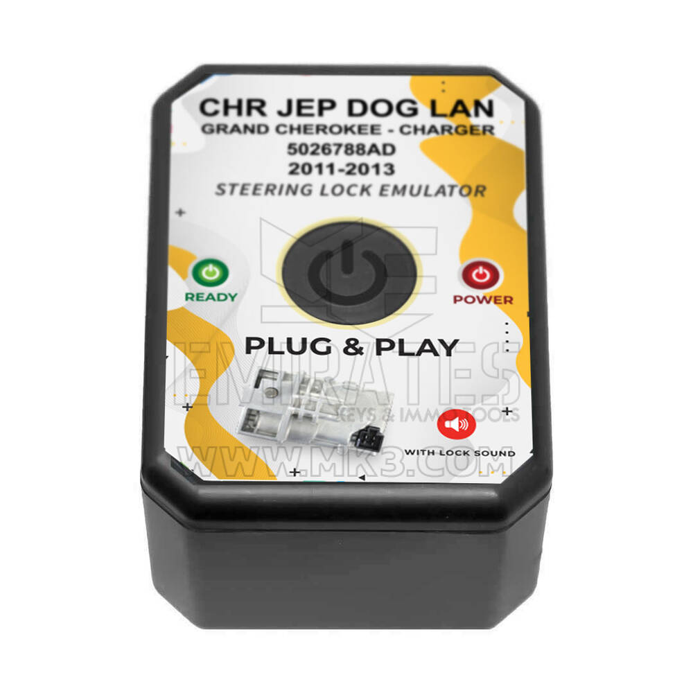 New Chrysler Emulator - Jeep Emulator - Grand Cherokee Emulator - Dodge Emulator - 2011-2013 Steering Lock Emulator Simulator with Lock Sound Plug and Play - MK3 Emulators | Emirates Keys