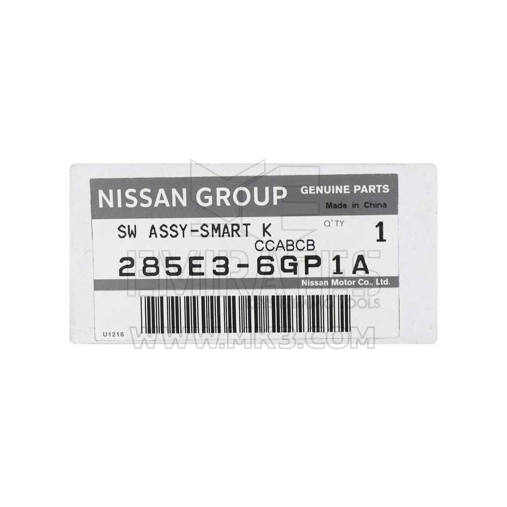 Nuova chiave telecomando intelligente originale / OEM Nissan Z 2023 2+1 pulsanti 433 MHz Numero parte OEM: 285E3-6GP1A - ID FCC: KR5TXN7 | Emirates Keys