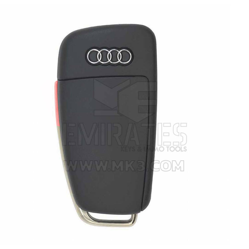 Оригинальный раскладной дистанционный ключ Audi Q7 3+1 кнопки 315M 4F0837220A | МК3