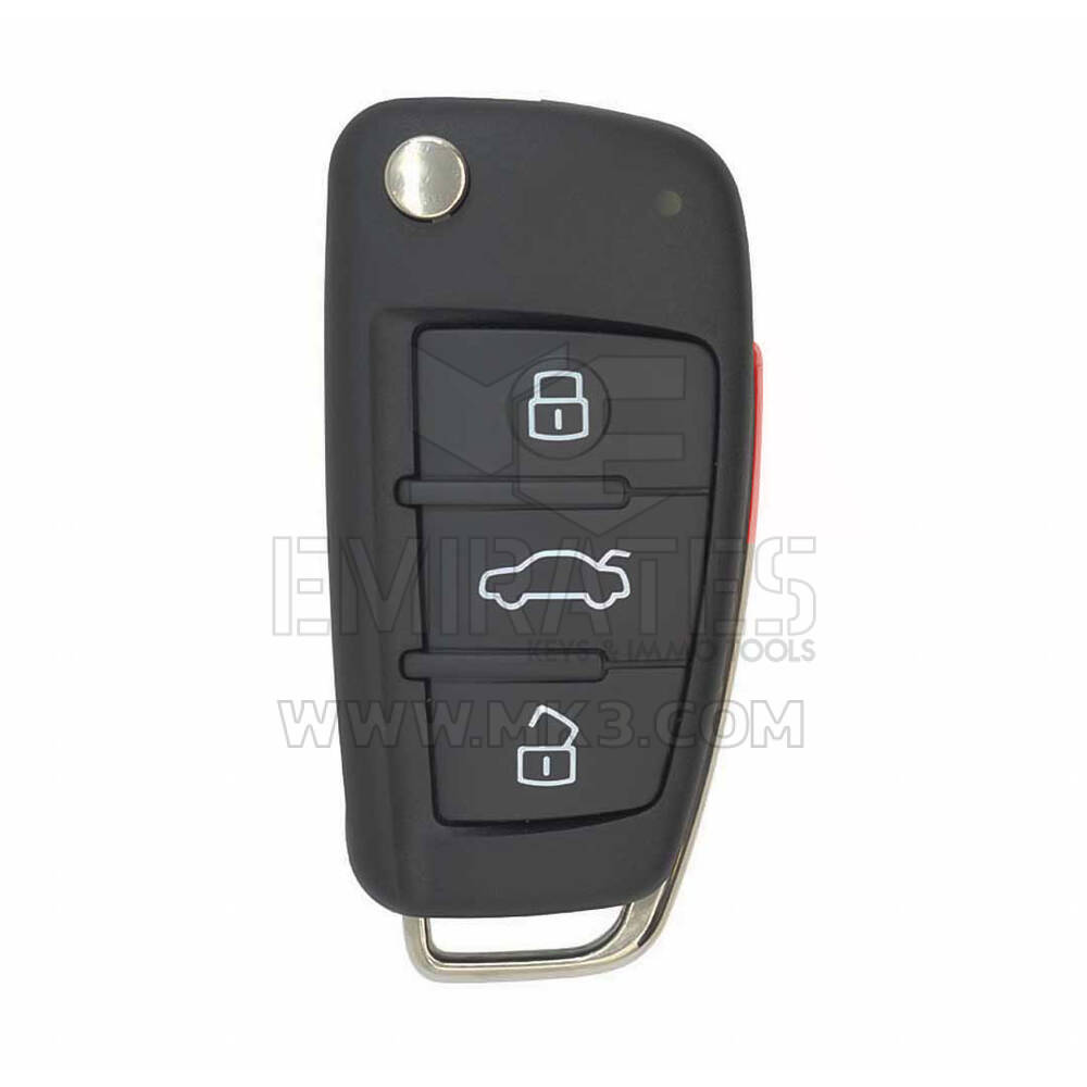 Audi Q7 Mando a Distancia Flip Original 3+1 Botones 315MHz 4F0837220A