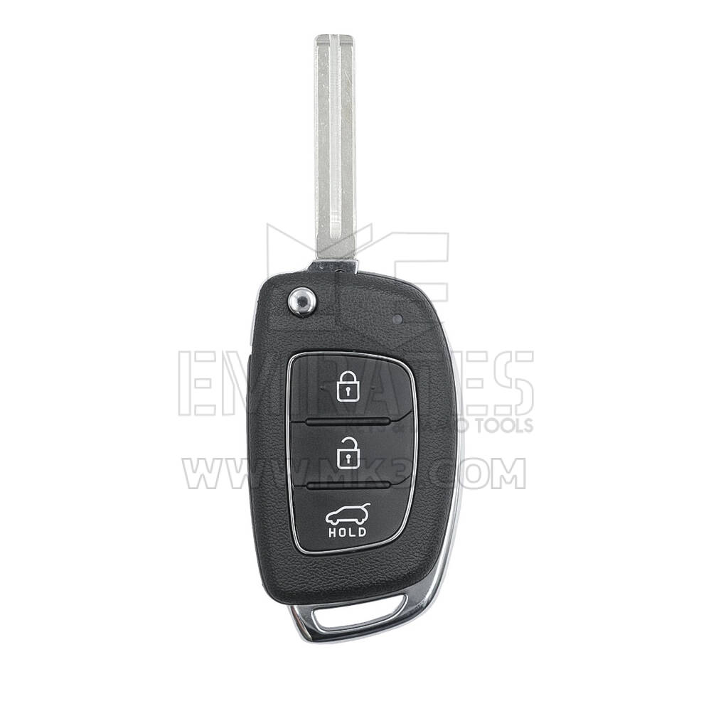 Coque de clé télécommande Hyundai à 3 boutons, coffre de SUV, lame TOY48, haute qualité, meilleur prix, nouveau marché secondaire | Clés des Émirats