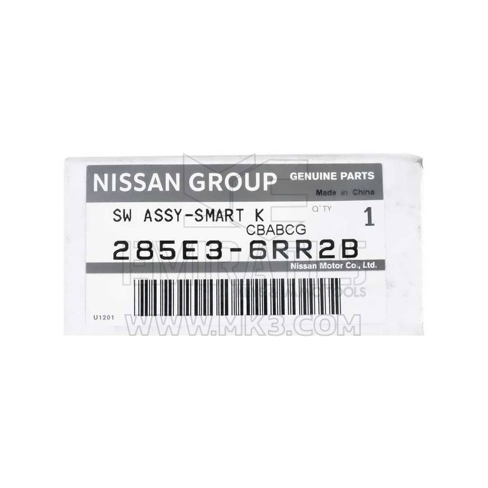 Nouvelle télécommande intelligente Nissan Qashqai 2021 authentique/OEM 3 boutons 433 MHz Numéro de pièce du fabricant : 285E3-6RR2B KR5TXN1 | Clés Emirates