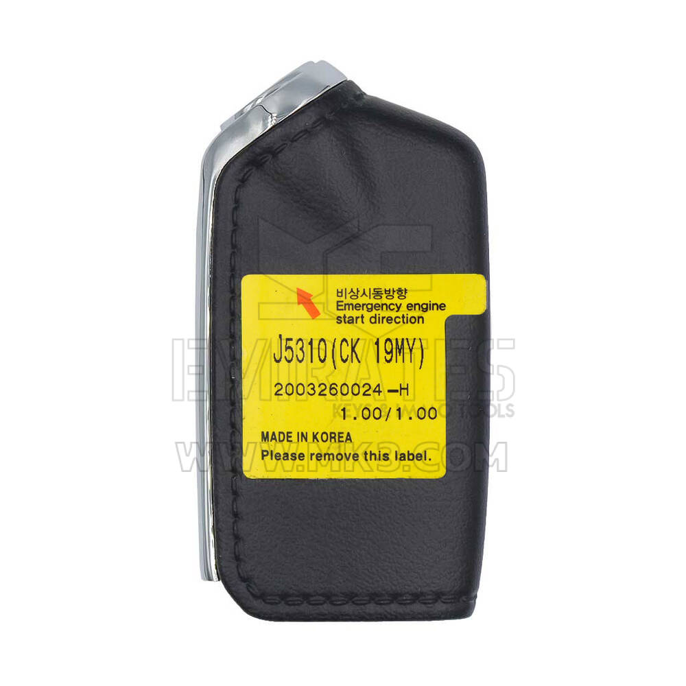 Llave remota inteligente original/OEM nueva Kia Stinger 2019 de 4 botones y 433 MHz Número de pieza OEM: 95440-J5310, 95440J5310 | Emirates Keys