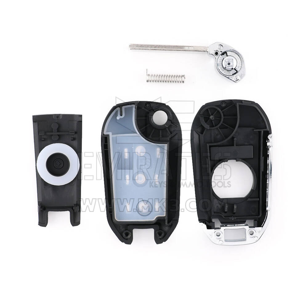 New Aftermarket Peugeot 508 Flip Remote Key Shell 3 Buttons HU83 Blade High Quality Best Price | Emirates Keys