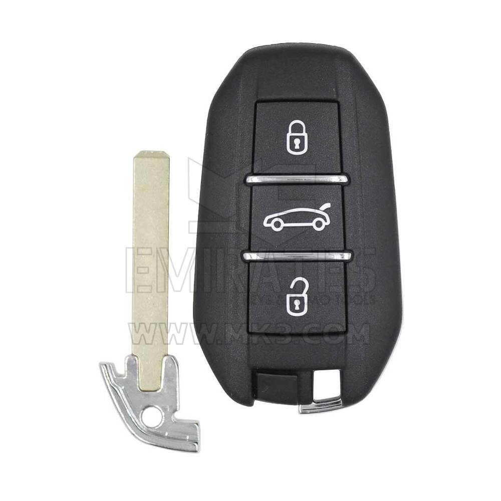 Nuevo Peugeot Genuine / OEM Smart Remote 3 Button Sedan 433MHz | Claves de los Emiratos