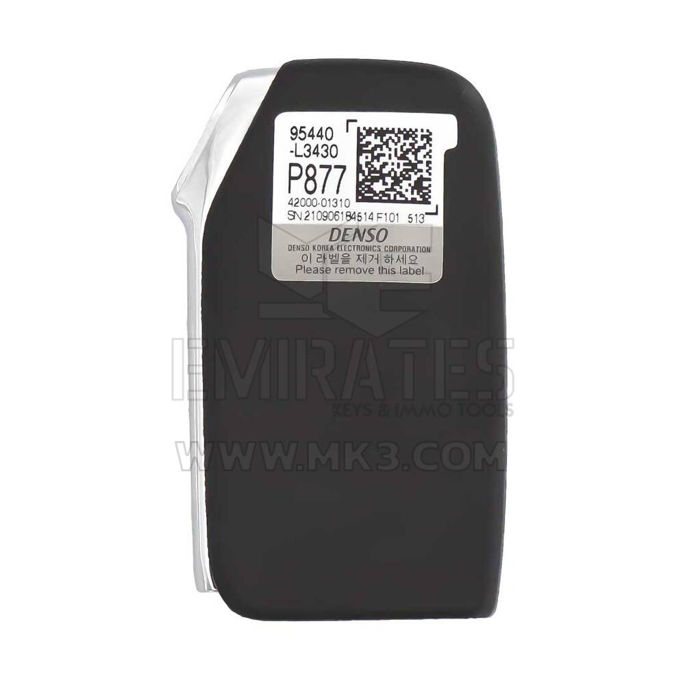 KIA K5 2021 Smart Key 4+1 Buttons Auto Start 433MHz 95440-L3430 FCC ID: CQOFD00790 Transponder ID: HITAG AES PCF7938x back  | Emirates Keys