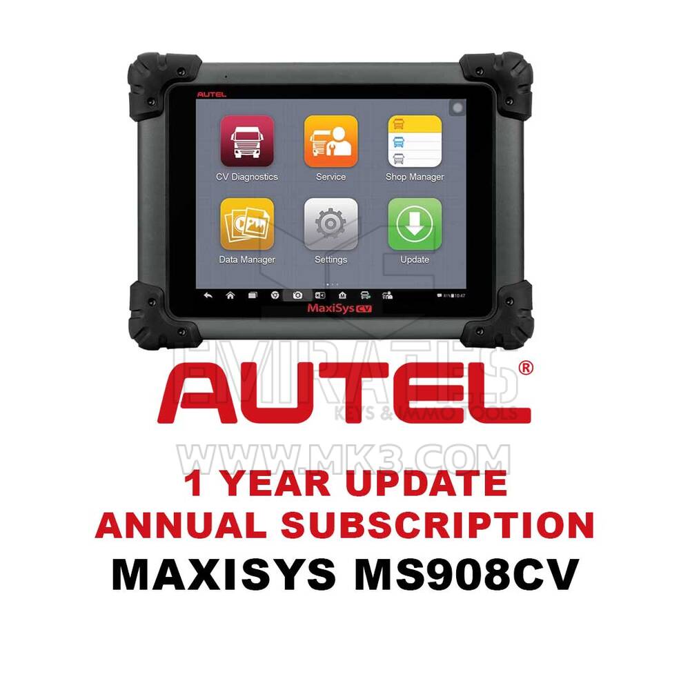 Autel MaxiSYS MS908CV OBD2 Heavy Duty Diagnostic Scanner 1 year Subscription