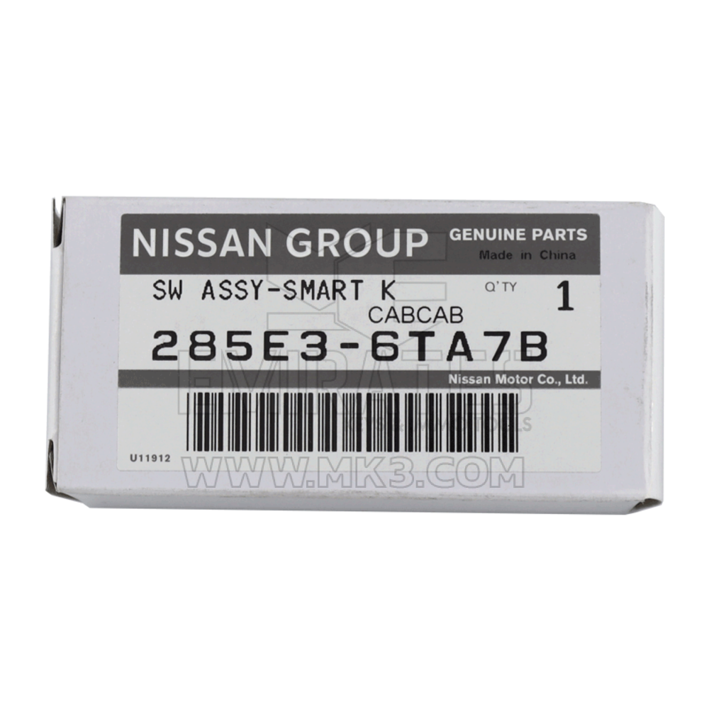 Novidade Nissan Rogue 2021 Chave inteligente genuína/OEM 5 botões 433 MHz 285E3-6TA7B 285E36TA7B / FCCID: KR5TXN4 | Chaves dos Emirados