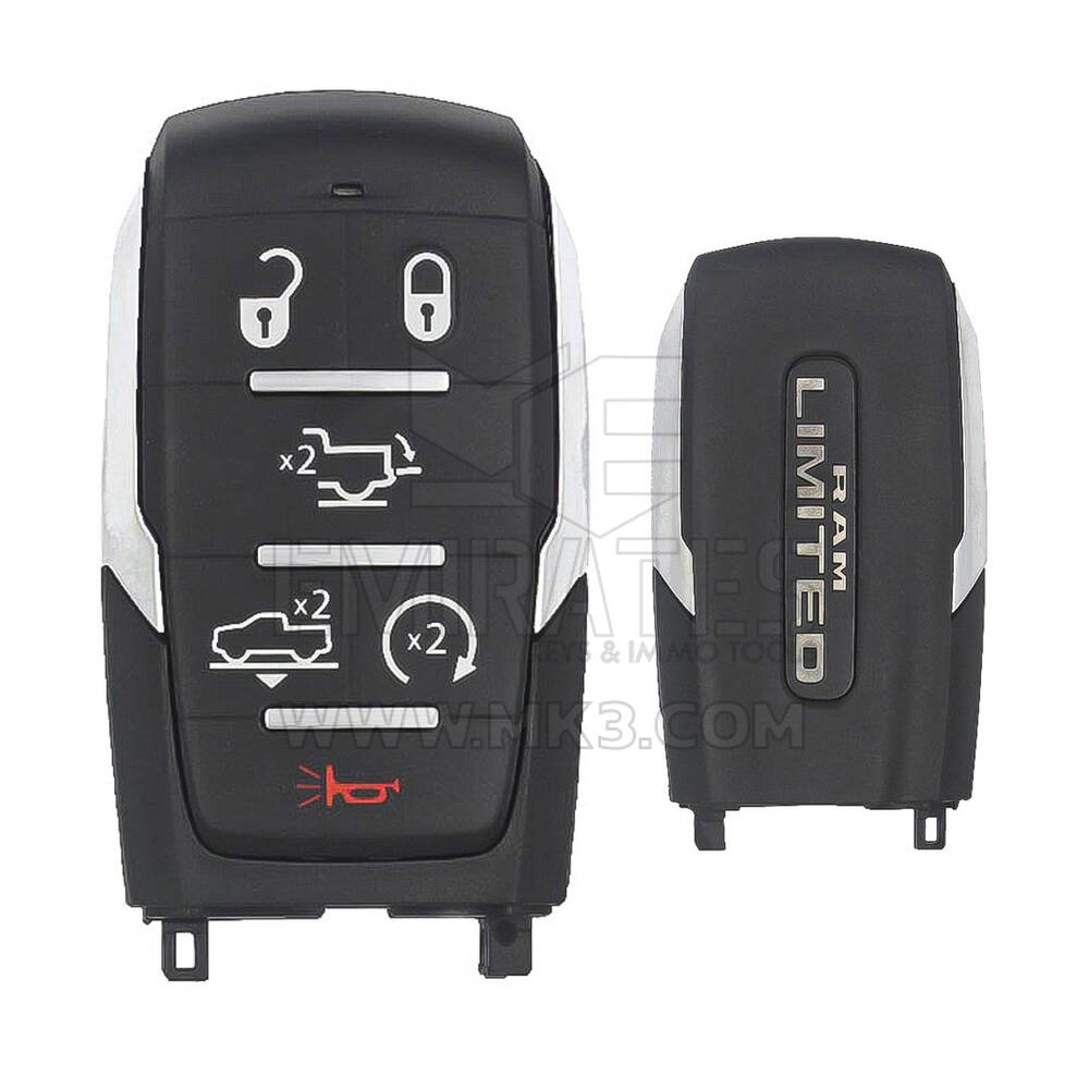 Dodge RAM 1500 Limited 2019-2024 Genuine Smart Remote Key 6 Buttons 433MHz 68584161AA