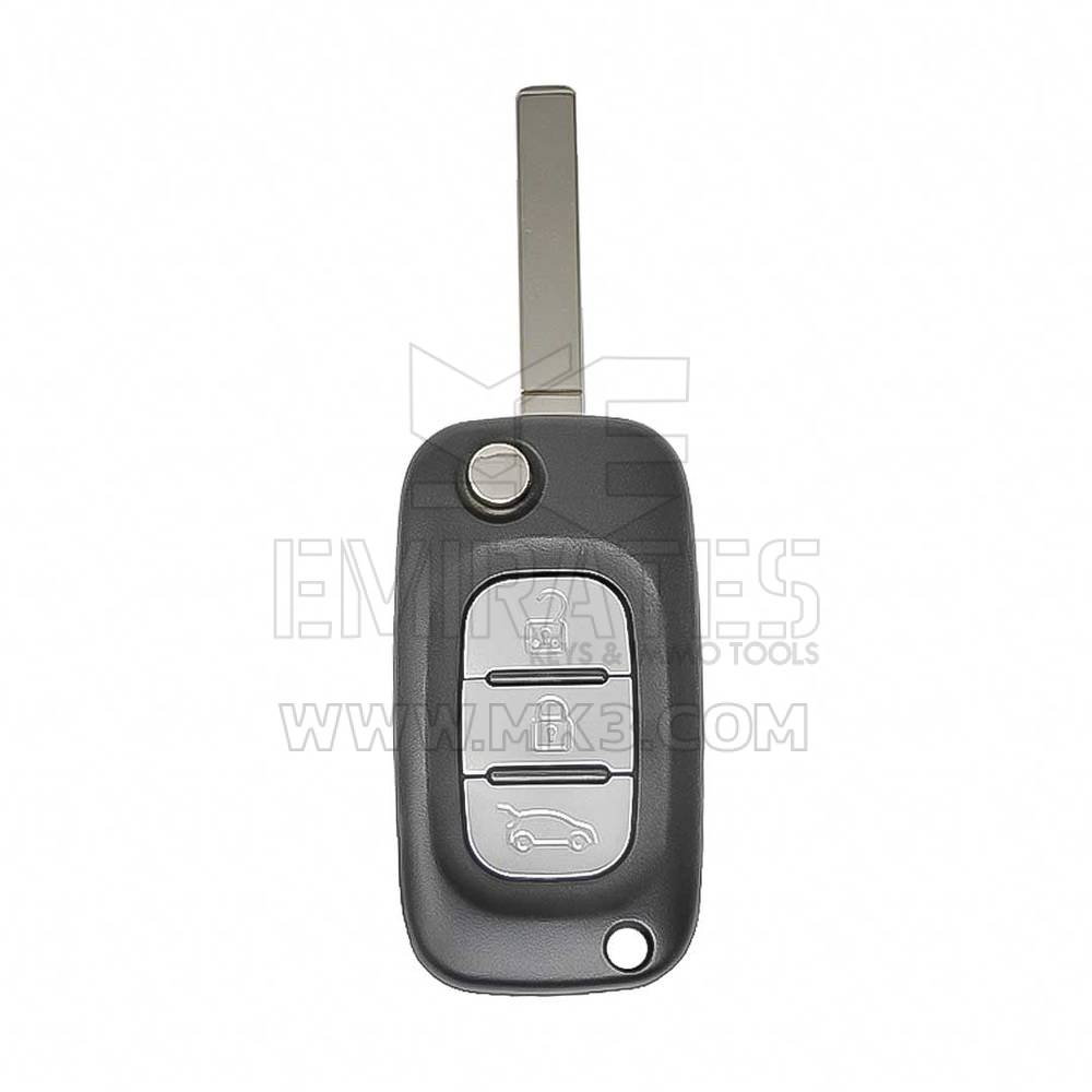 Ren Remote Key, New Ren Symbol Trafic Flip Remote key 3 botones 433Mhz HITAG 128-bits AES - ID4A PCF7961M Transpondedor - FCC ID: CWTWB1G767| Claves de los Emiratos