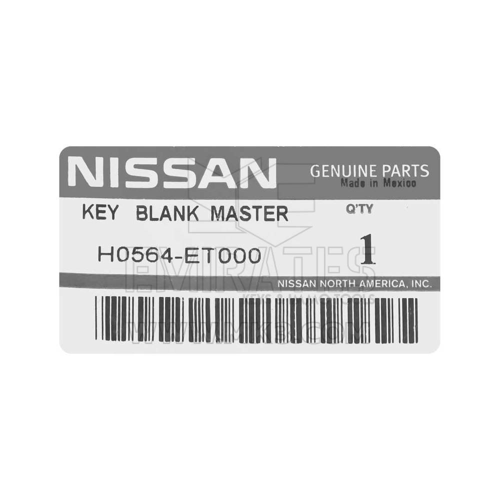 New Brand Nissan Genuine/OEM Transponder Key 46 Chip Manufacturer Part Number: H0564-ET000 | Emirates Keys