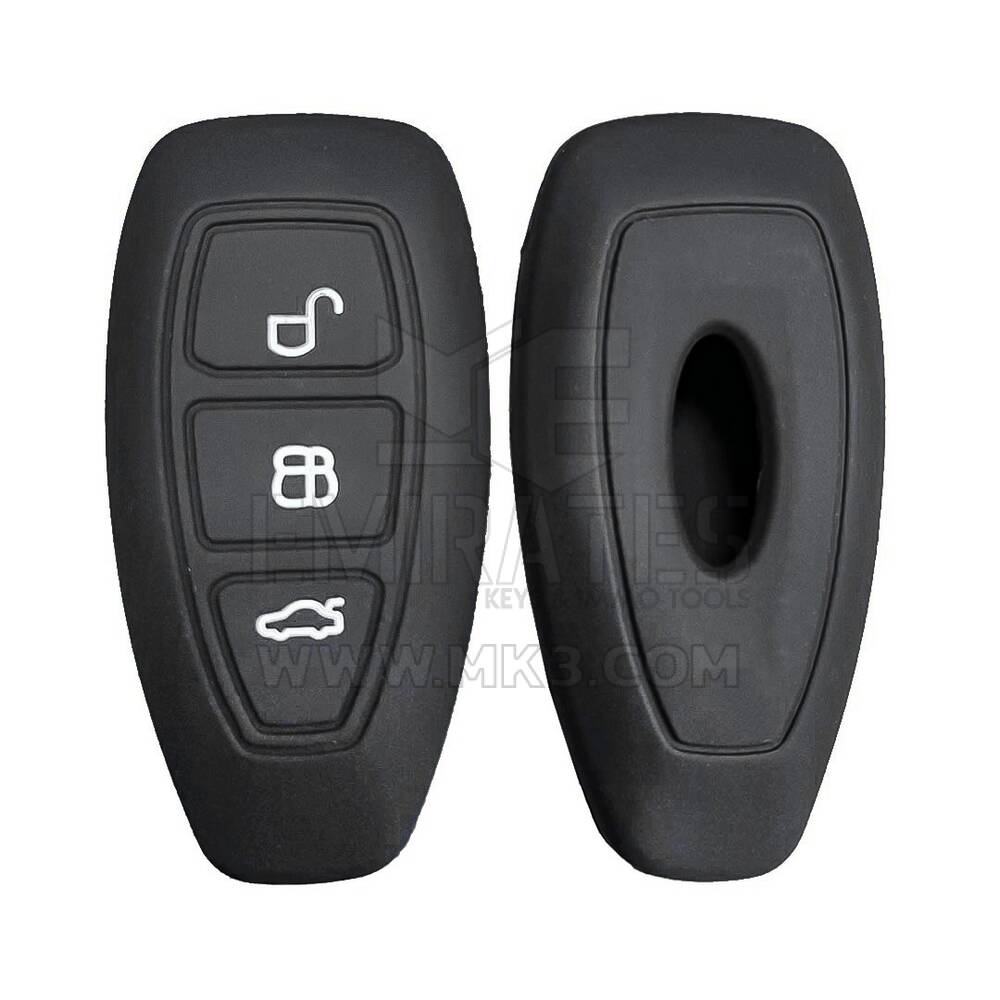 Coque en silicone pour Ford Smart Remote Key 3 boutons
